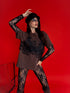 T-krekls "LACE TOP H19" - choco